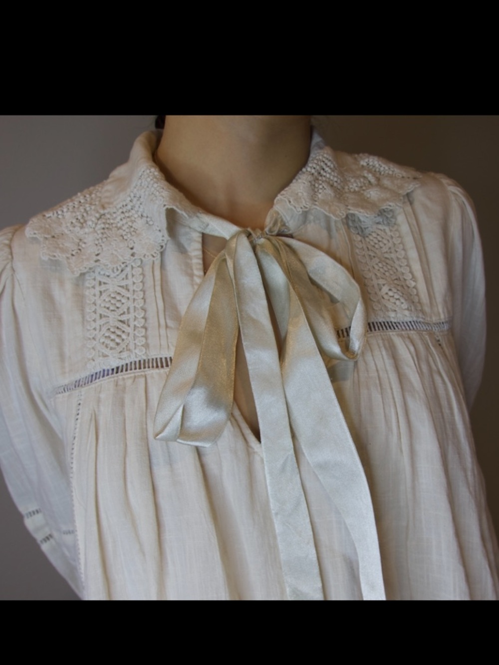 Free People One I'm The One White Lace Mini Dress Size M - Picture 5 of 6